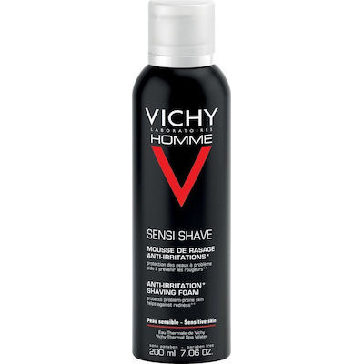 VICHY HOMME MOUSSE A RAGER ANTI-IRRITATATION 200ML