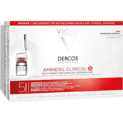 VICHY DERCOS AMINEXIL CLINICAL 5 FEMME 21X6ML