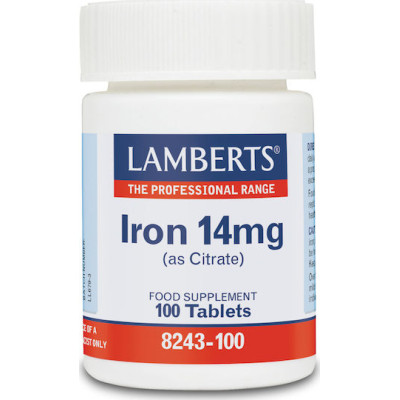 LAMBERTS IRON 14MG 100TAB