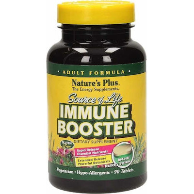 Nature's Plus Source of Life Immune Booster Συμπλήρωμα για την Ενίσχυση του Ανοσοποιητικού 90 ταμπλέτες