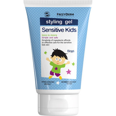 FREZYDERM SENSITIVE KIDS HAIR STYLING GEL (ΑΠΑΛΟ ΖΕΛ ΓΙΑ ΤΑ ΜΑΛΛΙΑ ΤΩΝ ΑΓΟΡΙΩΝ) 100ML
