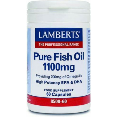 LAMBERTS PURE FISH OIL 1100MG 60CAP