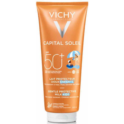 Vichy Capital Soleil Gentle Milk For Children SPF50 300ml | Παιδικό Αντιηλιακό Γαλάκτωμα Προσώπου & Σώματος