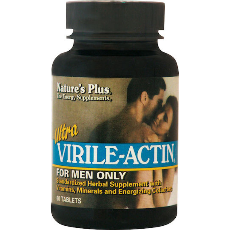 Nature's Plus Ultra Virile-Actin Ειδικό Συμπλήρωμα Διατροφής 60 ταμπλέτες
