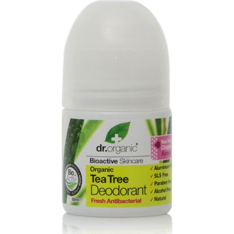 DR.ORGANIC TEA TREE DEODORANT 50ML