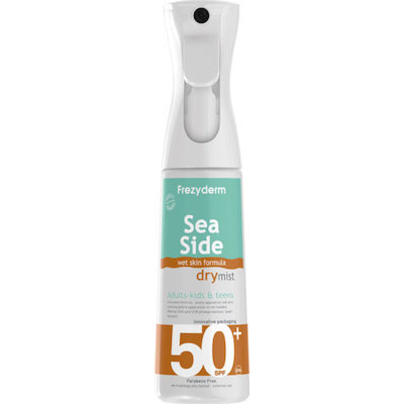 FREZYDERM SEA SIDE DRY MIST SPF50+ ΓΙΑ ΟΛΗ ΤΗΝ ΟΙΚΟΓΕΝΕΙΑ 300ML