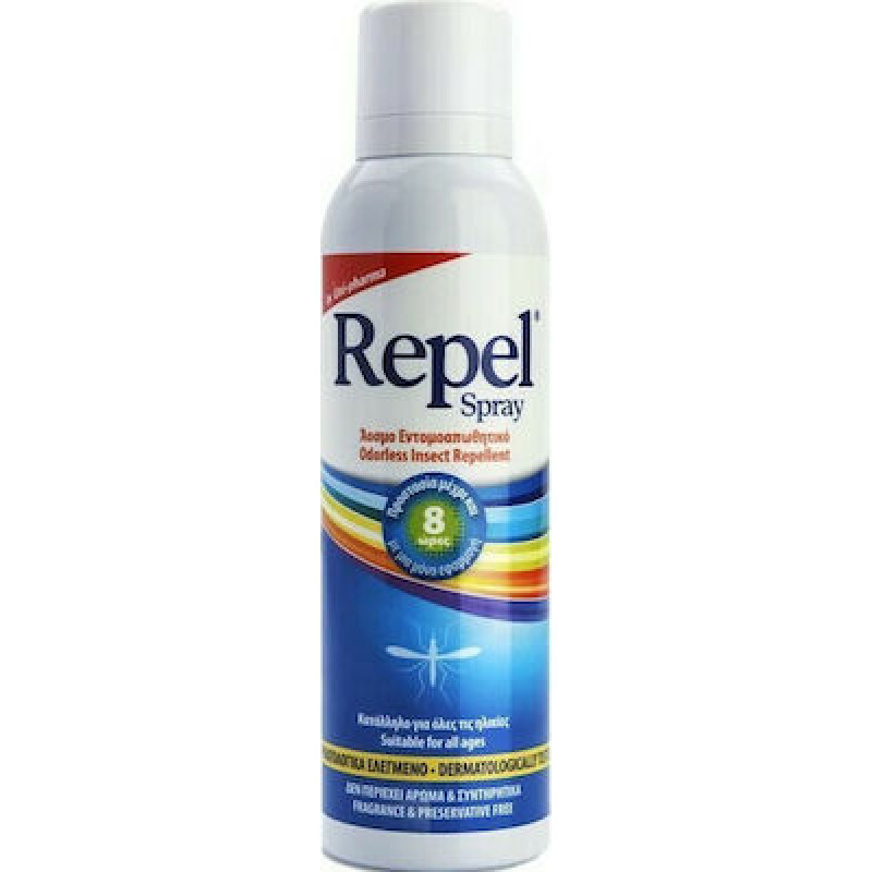 UNIPHARMA Repel Άοσμο Εντομοαπωθητικό Spray 150ml