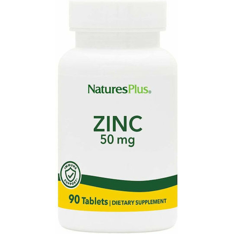 Nature's Plus Zinc 50mg 90 ταμπλέτες