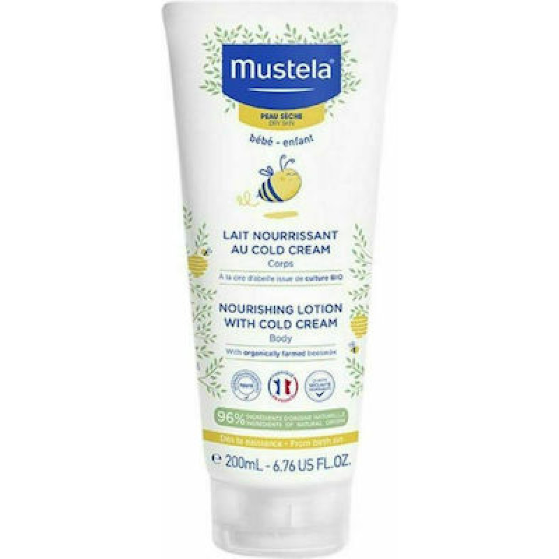 MUSTELA NOURISHING LOTION + COLD CREAM 200ML