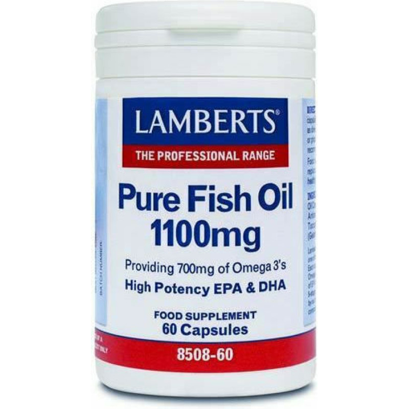 LAMBERTS PURE FISH OIL 1100MG 60CAP