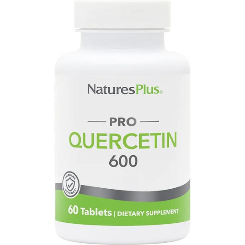 Nature's Plus Pro Quercetin 600mg 60 ταμπλέτες