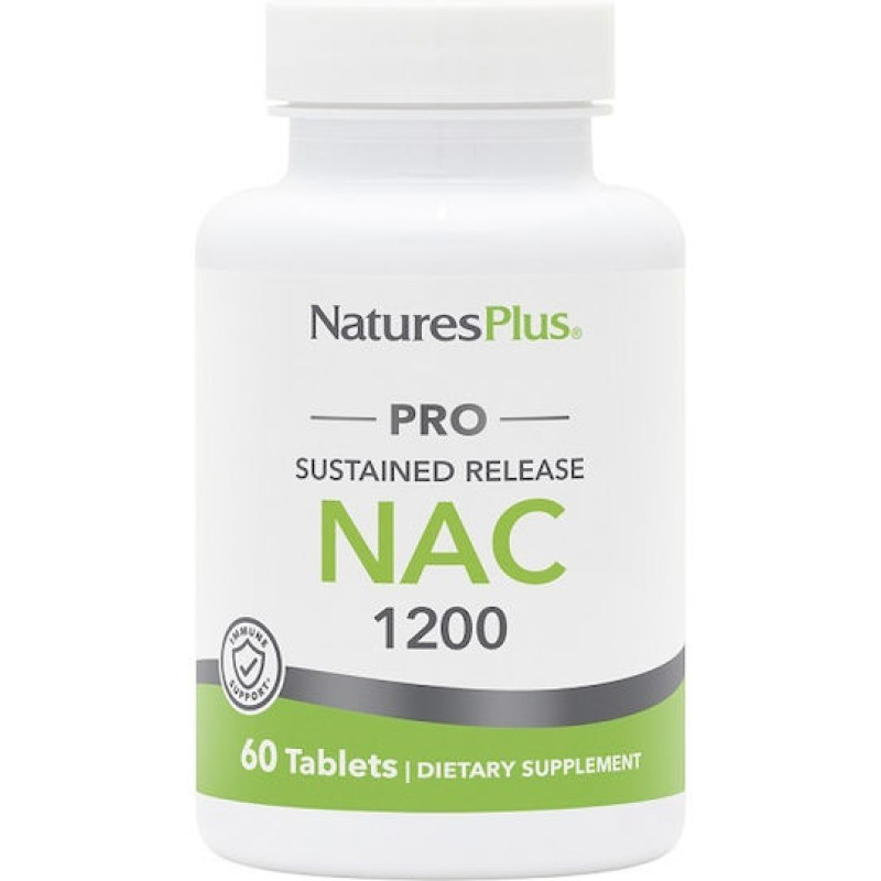 Nature's Plus Plus Nac 1200mg 60 Ταμπλέτες