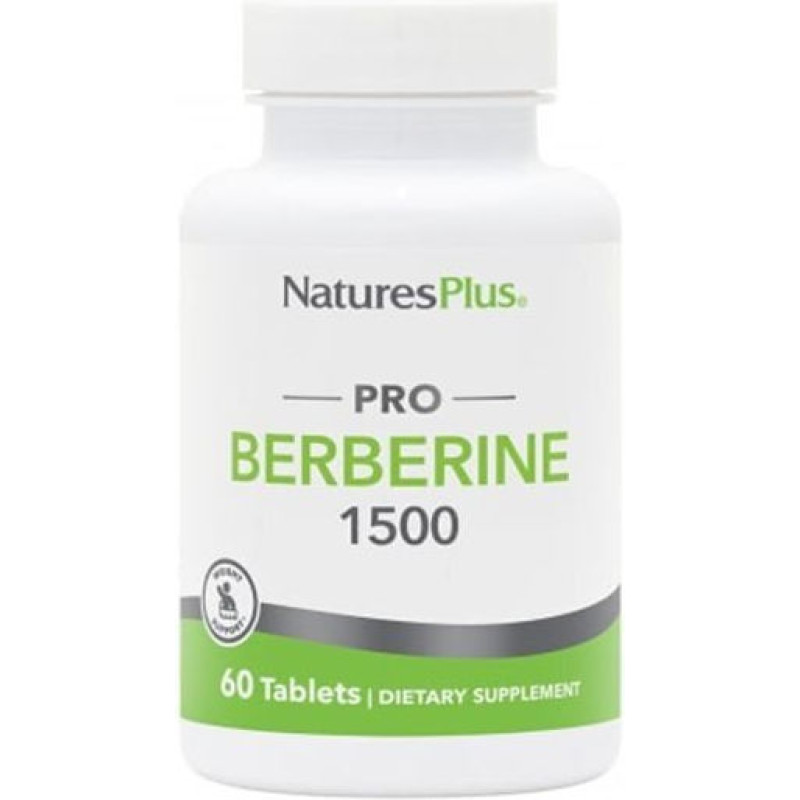 Nature's Plus Pro Berberine 1500mg 60 ταμπλέτες