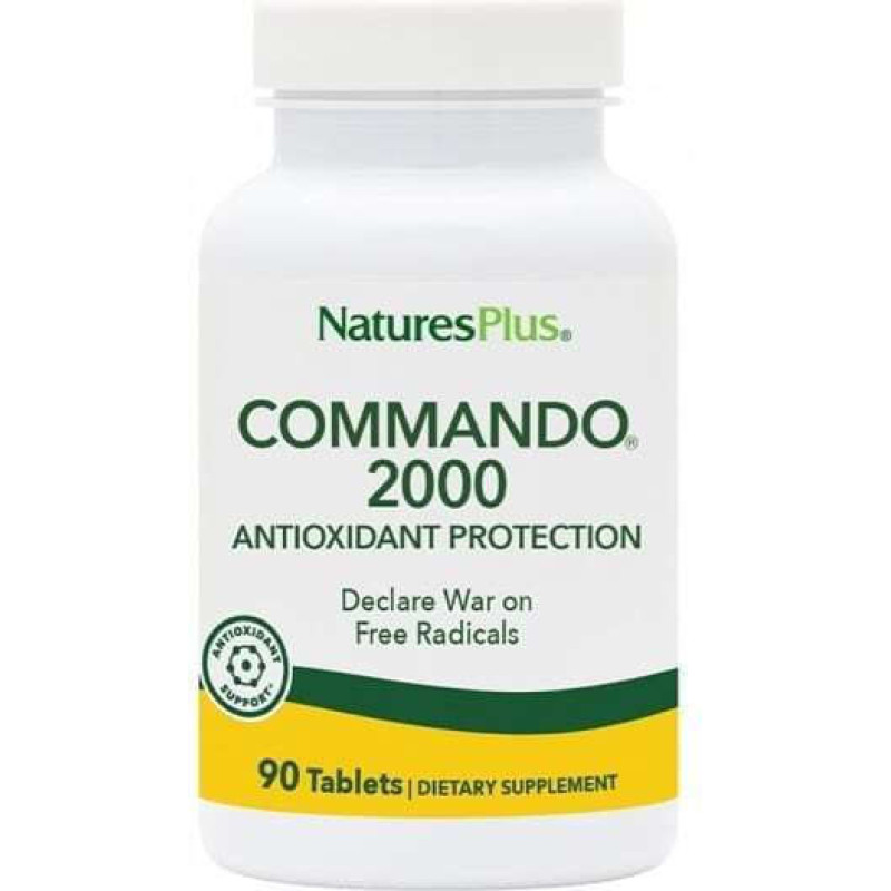 Nature's Plus Commando Ειδικό Συμπλήρωμα Διατροφής 90 ταμπλέτες