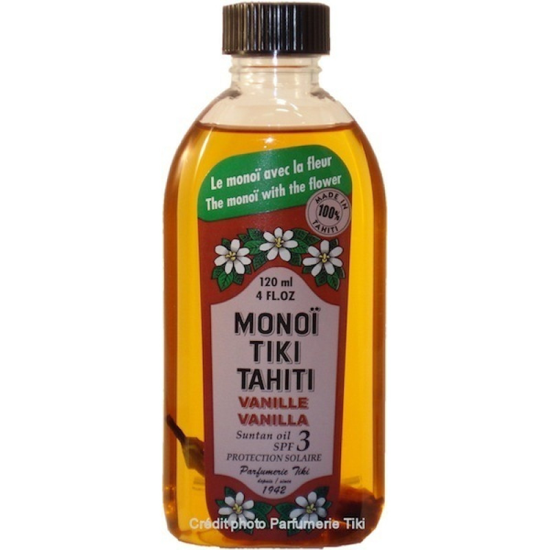 MONOI TIKI VANILLE ROUGE SPF3 120ML