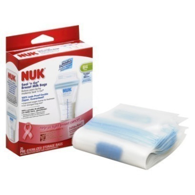 NUK BREASTMILK BAGS ΣΑΚΟΥΛΑΚΙΑ ΦΥΛΑΞΗΣ ΜΗΤΡΙΚΟΥ ΓΑΛΑΚΤΟΣ 25PCS