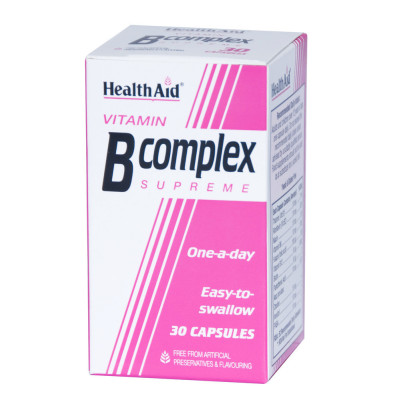 HEALTH AID B COMPLEX SUPREME 30CAP