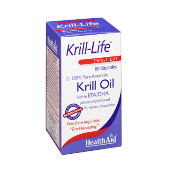 HEALTH AID KRILL LIFE OIL 500MG 60CAP