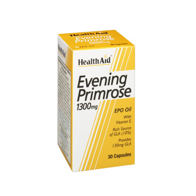 HEALTH AID EVENING PRIMROSE OIL 1300MG