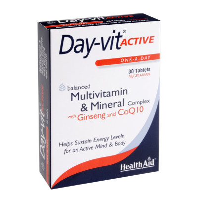HEALTH AID DAYVIT ACTIV Co-Q-10&GINS 30tabs