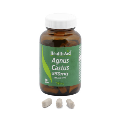 HEALTH AID AGNUS CASTUS 550MG 60TABS