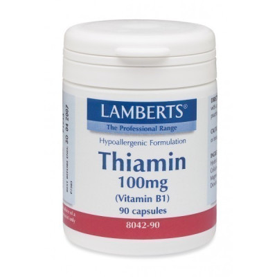LAMBERTS THIAMIN 100MG (VIT B1) 90CAPS