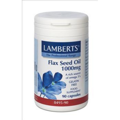 LAMBERTS FLAX SEED OIL 1000MG 90CAP