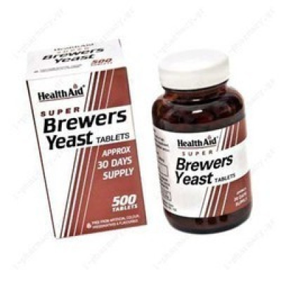 HEALTH AID SUPER BREW.YEAST 500TAB