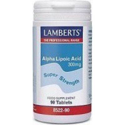 LAMBERTS ALPHA LIPOIC ACID 300MG SUPER STRENGTH 90TABS
