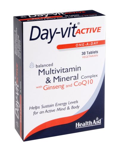 HEALTH AID DAYVIT ACTIV Co-Q-10&GINS 30tabs