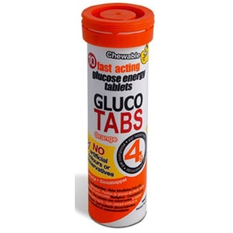 GLUCO TABS ORANGE 10TAB