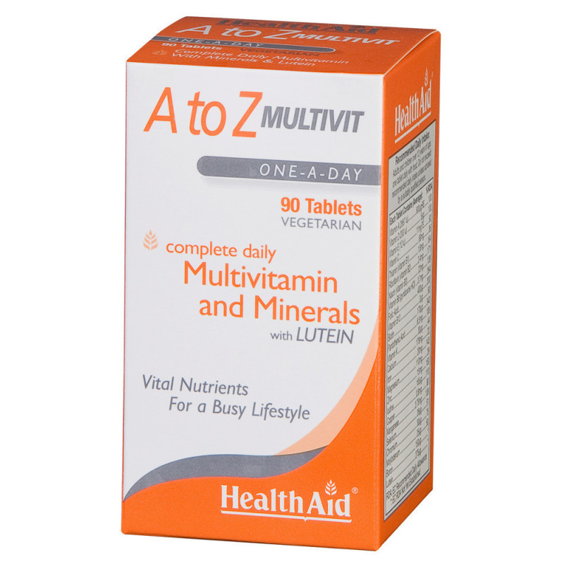 HEALTH AID A TO Z MULTIVIT 90TAB