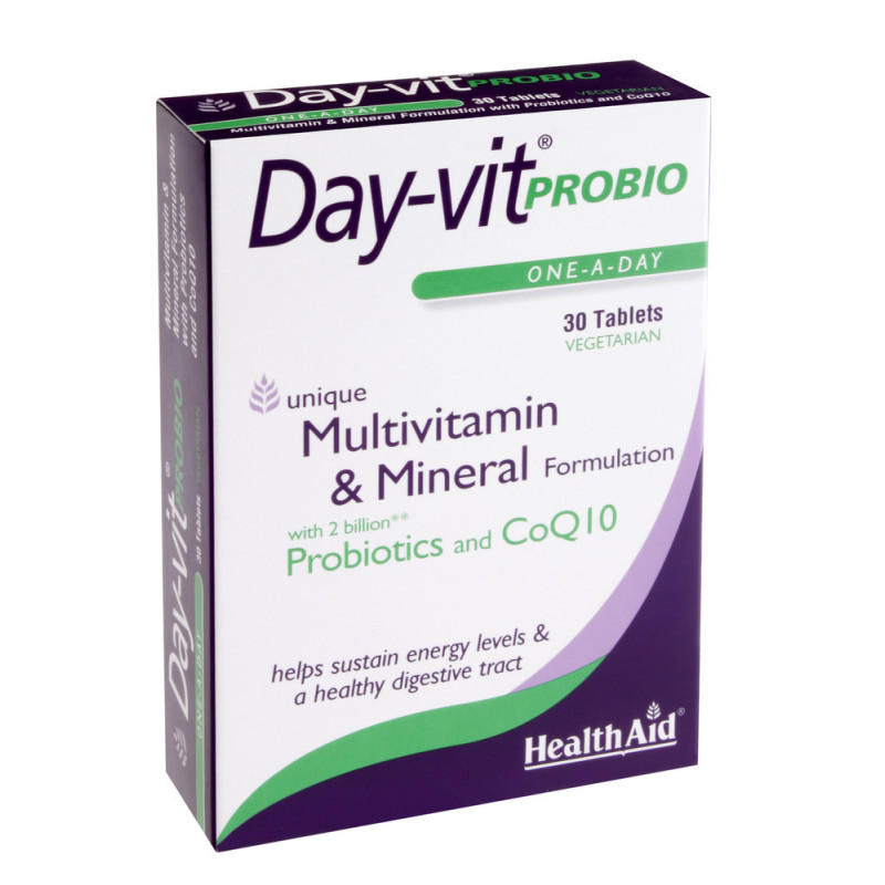 HEALTH AID DAY VIT PROBIO PROBIOT .& CoQ10 30ΤΑΒ