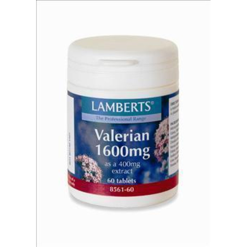 LAMBERTS VALERIAN 1600MG 60TAB