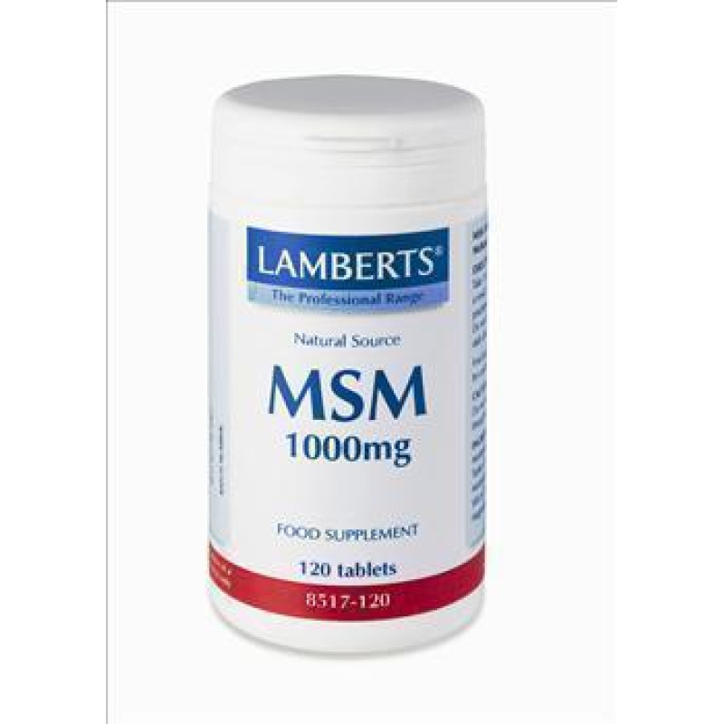 LAMBERTS MSM 1000MG 120TAB
