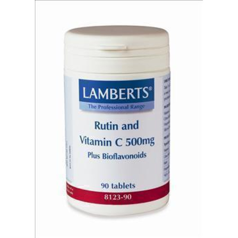 LAMBERTS RUTIN & VIT C 500 & BIOFLAVON 90 CAPS