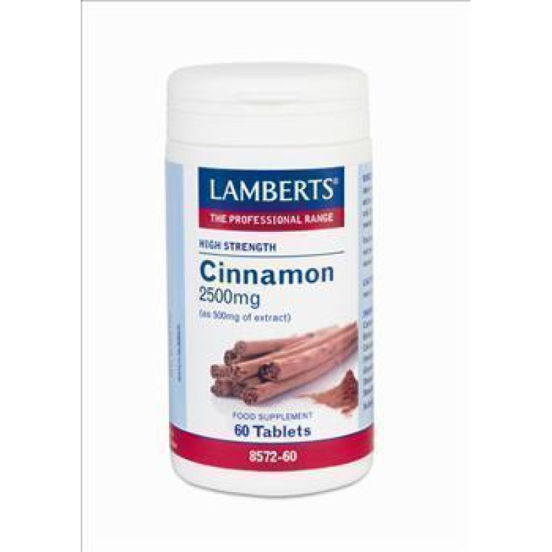 LAMBERTS CINNAMON 2500MG 60TAB