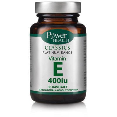 POWER CLASSICS PLATINUM VIT E 400IU 30C