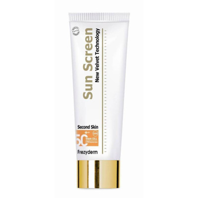 FREZYDERM SUNSCREEN SECOND SKIN VELVET BODY SPF50+ 125ML