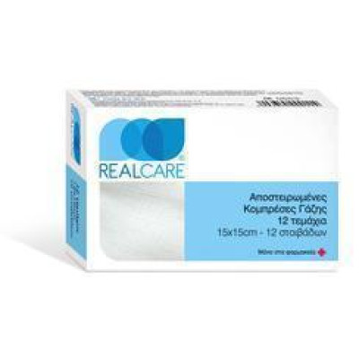 REAL CARE ΑΠΟΣΤΕΙΡΩΜΕΝΕΣ ΓΑΖΕΣ 15Χ30Χ12