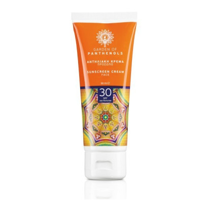 GARDEN OF PANTHENOLS ΑΝΤΙΗΛΙΑΚΗ ΚΡΕΜΑ ΠΡΟΣΩΠΟΥ SPF30 50ML
