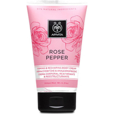 APIVITA ROSE & PEPPER ΚΡΕΜΑ ΣΥΣΦΙΓΞΗΣ & ΑΝΑΔΙΑΜΟΡΦΩΣΗΣ 150ML
