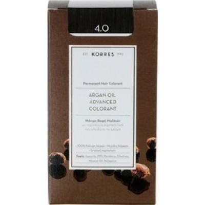 KORRES ARGAN OIL 4.0 ΜΟΝΙΜΗ ΒΑΦΗ ΚΑΣΤΑΝΟ 75ML