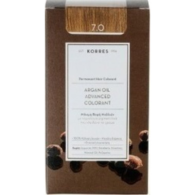 KORRES ARGAN OIL 7.1 ΜΟΝΙΜΗ ΒΑΦΗ ΞΑΝΘΟ ΣΑΝΤΡΕ 75ML