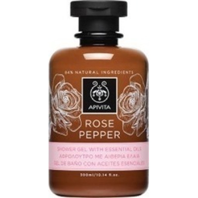 APIVITA ROSE & PEPPER ΑΦΡΟΛΟΥΤΡΟ ΜΕ ΑΙΘΕΡΙΑ ΕΛΑΙΑ 250ML