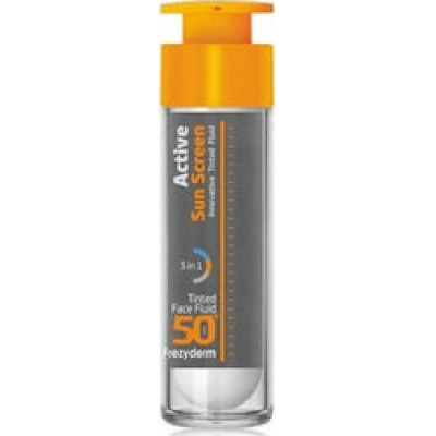 FREZYDERM ACTIVE SUN SCREEN TINTED FACE FLUID SPF50 50 ML