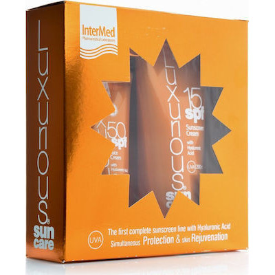 INTERMED LUXURIOUS SUN CARE BODY CREAM 15 SPF 1ΤΜΧ & LUXURIOUS SUN CARE FACE CREAM 50 SPF 1 ΤΜΧ