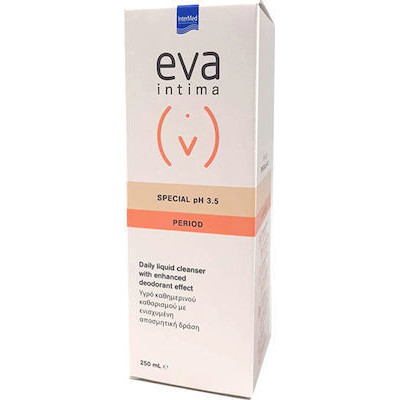 Intermed Eva Intima Wash Special pH 3.5 Υγρό Καθαρισμού της Ευαίσθητης Περιοχής με Ενισχυμένη Αποσμητική Δράση 250ml.