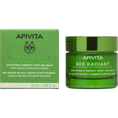 APIVITA Bee Radiant Gel-Balm Νύχτας για Λείανση & Αναζωογόνηση 50ml