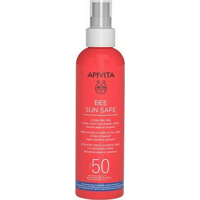 APIVITA BEE SUN SAFE FABE&BODY SPRAY SPF50 200ML